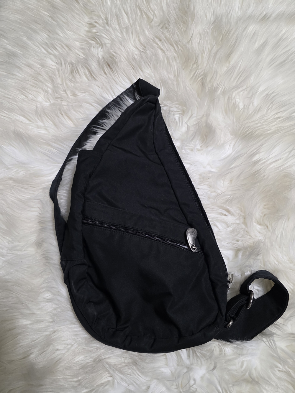 Ameribag Black Sling Crossbody Bag for Men - Casual Everyday Carry